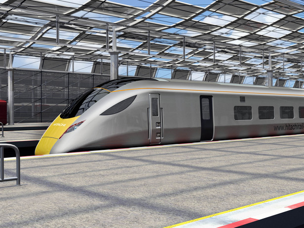 Pociąg zamówiony w Hitachi Ltd. przez departament transportu Wielkiej Brytanii dla programu Intercity Express Program. W ciągu trzech lat na ten cel przeznaczona będzie kwota 4,5 mld funtów (czyli około 7 mld dolarów). Wizualizacja1
