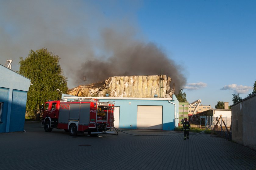 Pożar przy Jeleniogórskiej