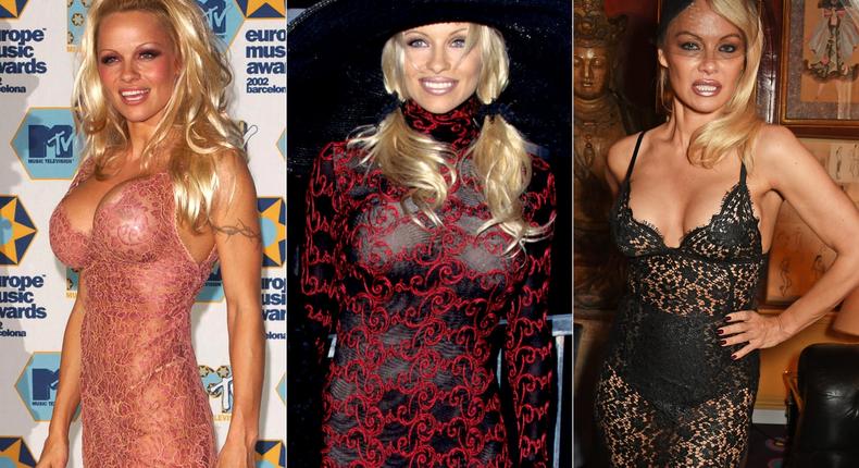Pamela Anderson has worn numerous daring outfits through the years.Jon Furniss/WireImage/S. Granitz/WireImage/Dave Benett/Getty Images