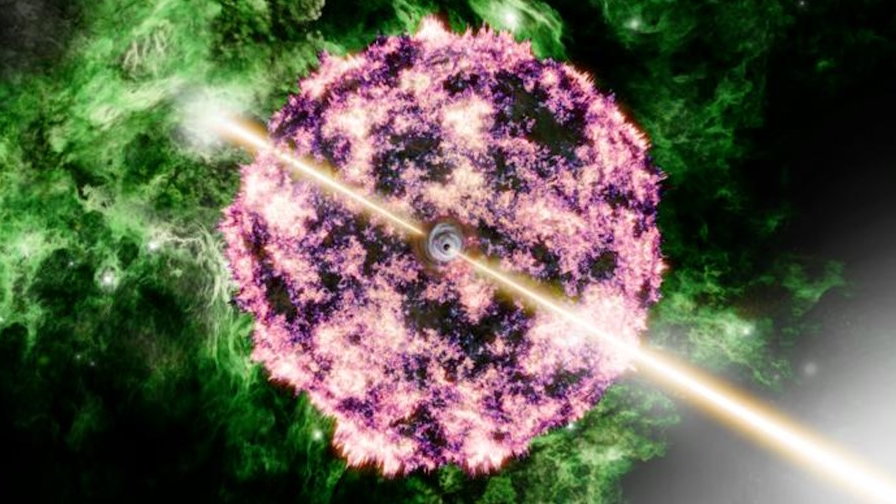 Astronomowie ustalili, co wywołało najpotężniejszy rozbłysk gamma w historii, fot. Aaron M. Geller / Northwestern / CIERA / IT Research Computing and Data Services