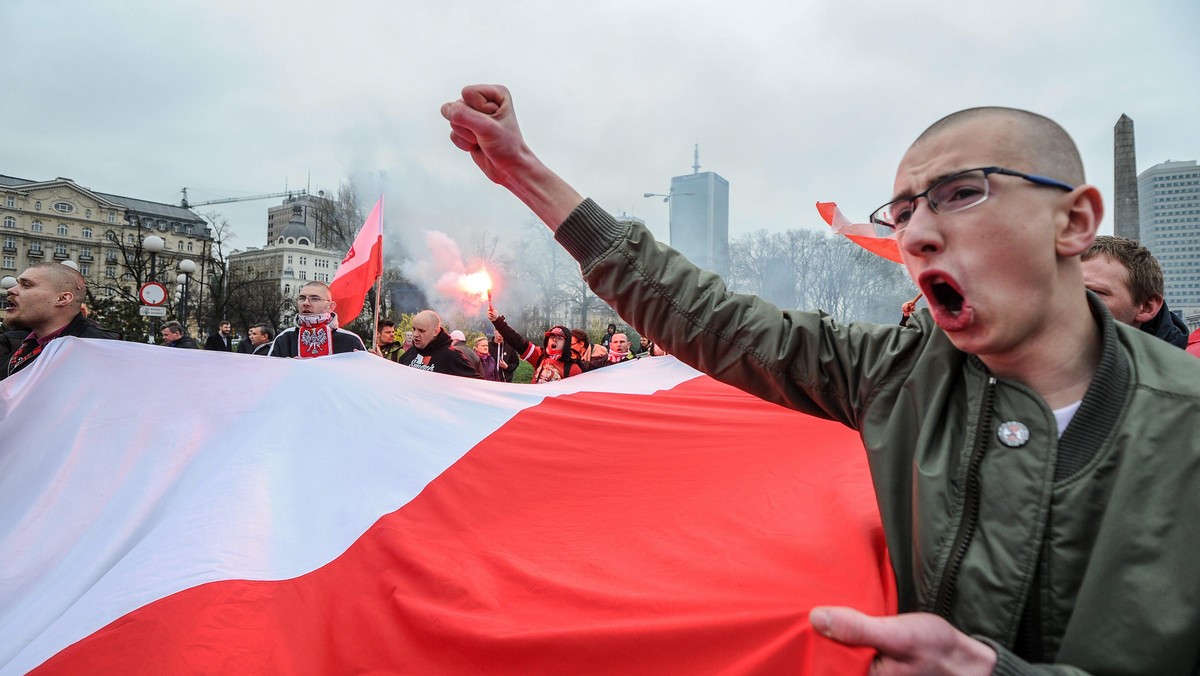 Manifestacja ONR Polacy przeciw imigrantom!