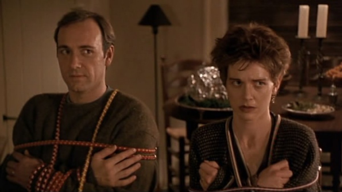 "Nieoczekiwany rozjemca" ("The Ref"), reżyseria: Ted Demme. Obsada: Judy Davis, Kevin Spacey, Denis Leary. USA 1994.