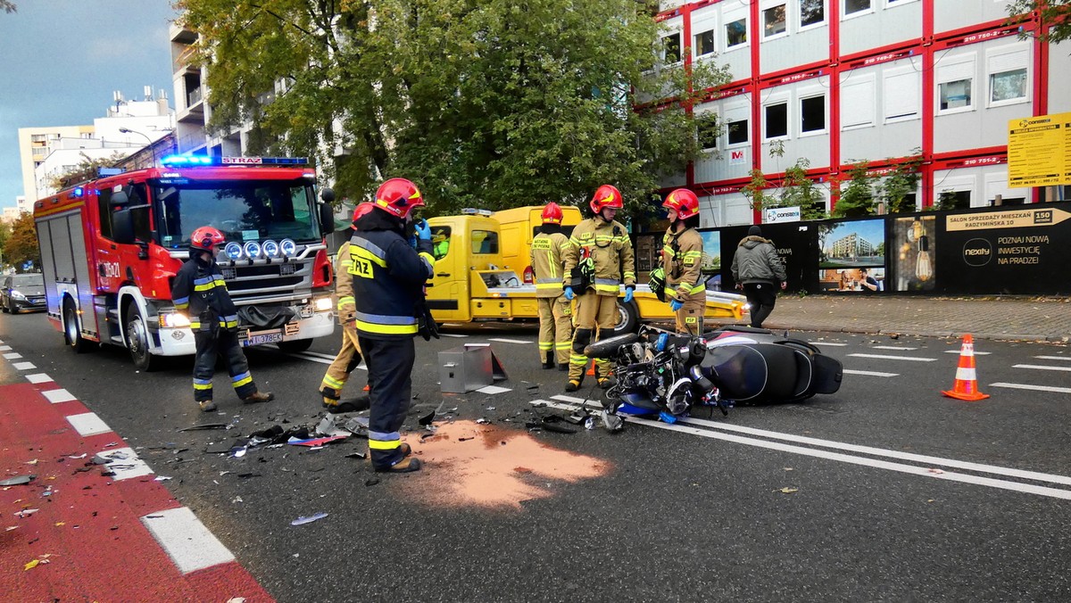 Wypadek motoambulansu