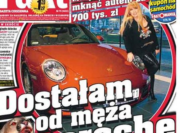 Rodowicz ma porsche warte fortunę