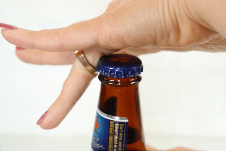 Opening a beer with a ring- {Man Made DIY}
