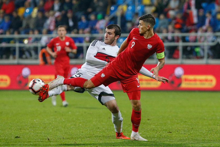 16.10.2018 POLSKA U21 - GRUZJA U 21 ELIMINACJE MISTRZOSTW EUROPY UEFA UNDER 21 PILKA NOZNA