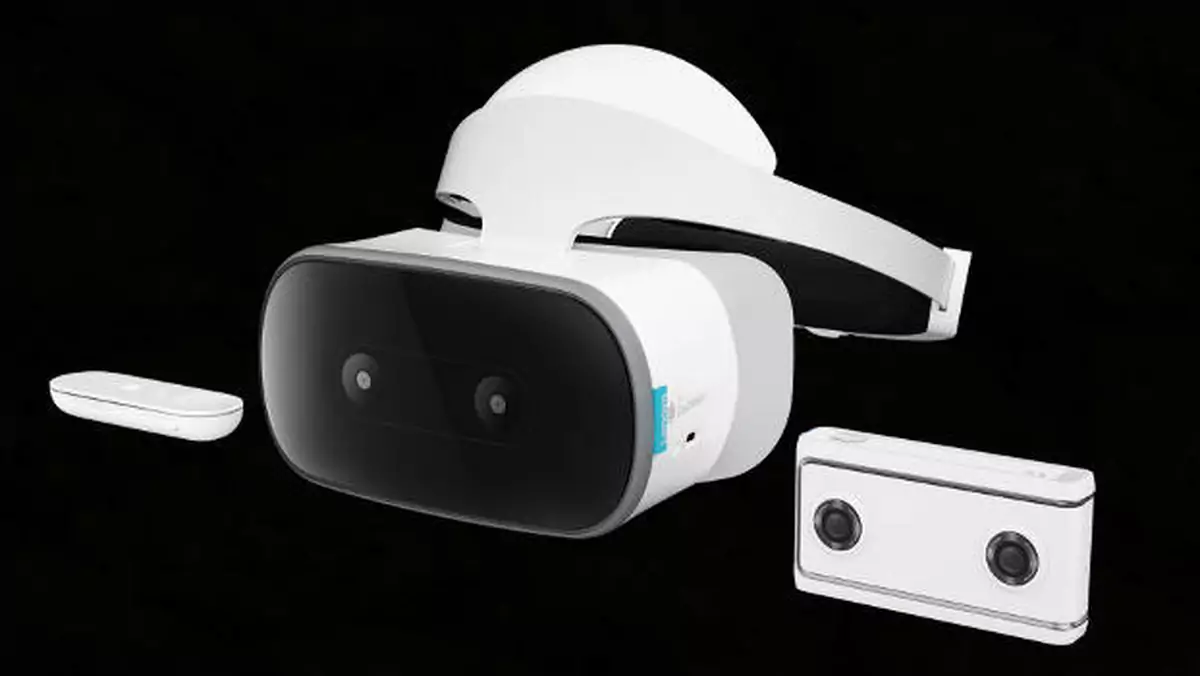 Lenovo prezentuje gogle VR Mirage Solo z Daydream i kamerę Lenovo Mirage VR180 (CES 2018)