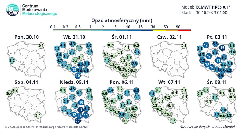 Znajdą się dni pogodniejsze, ale i bardziej deszczowe