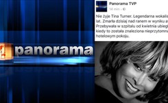 Wpadka 'Panoramy'. Podali fałszywą informację o śmierci Tiny Turner
