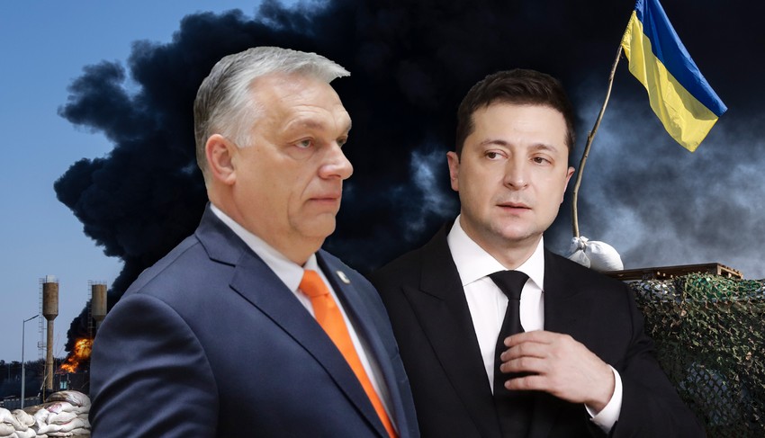  Viktor Orban i Volodimir Zelenski