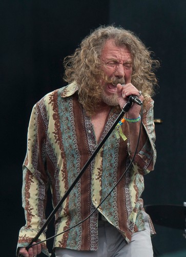Robert Plant na słynnym 'Glasto'