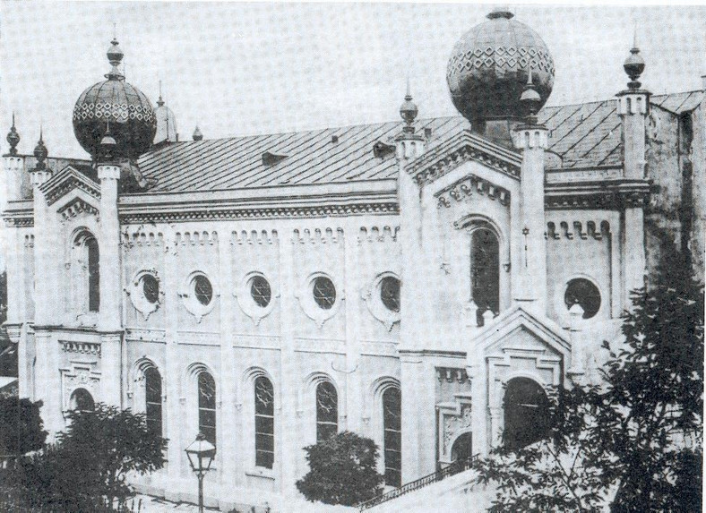 Synagoga w Cieszynie na pocz. XX w.