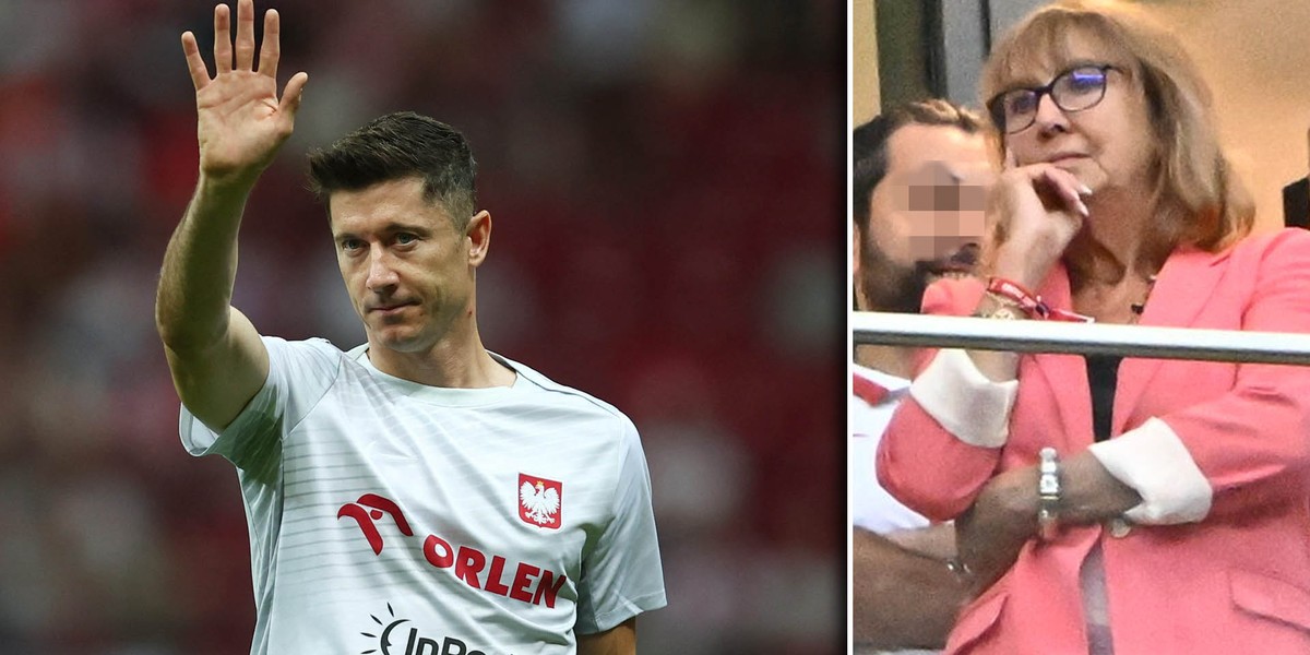 Robert Lewandowski, Iwona Lewandowska. 