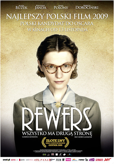 Plakat filmu "Rewers" w reż. Borysa Lankosza, zdobywca tegorocznych Złotych Lwów na festiwalu filmów polskich w Gdyni