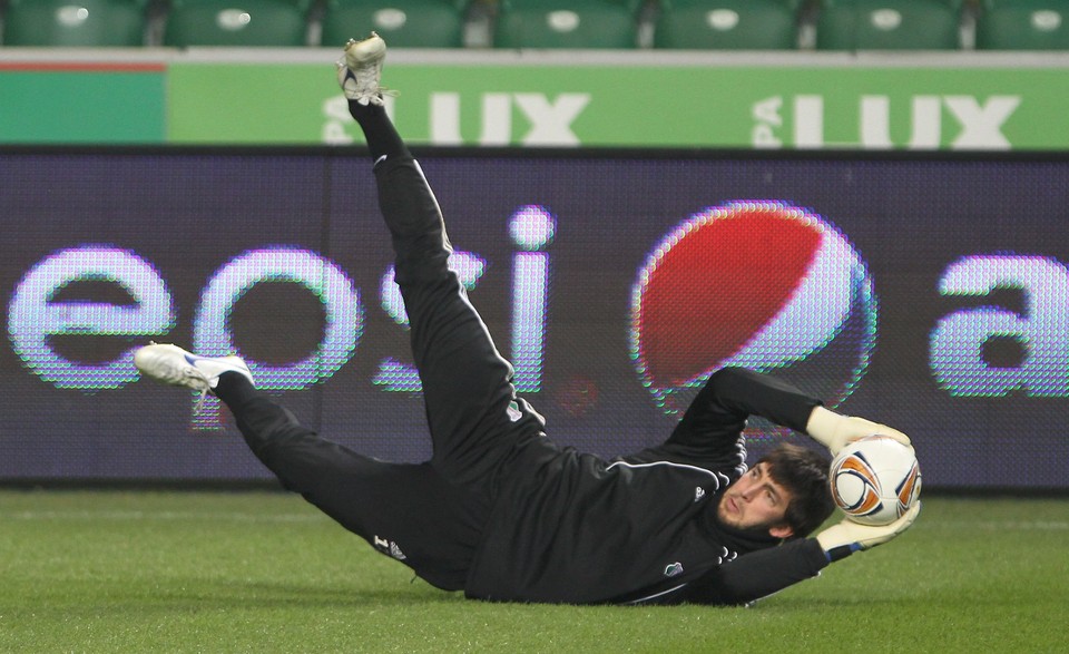 PIŁKA NOŻNA LIGA EUROPEJSKA LEGIA WARSZAWA TRENING