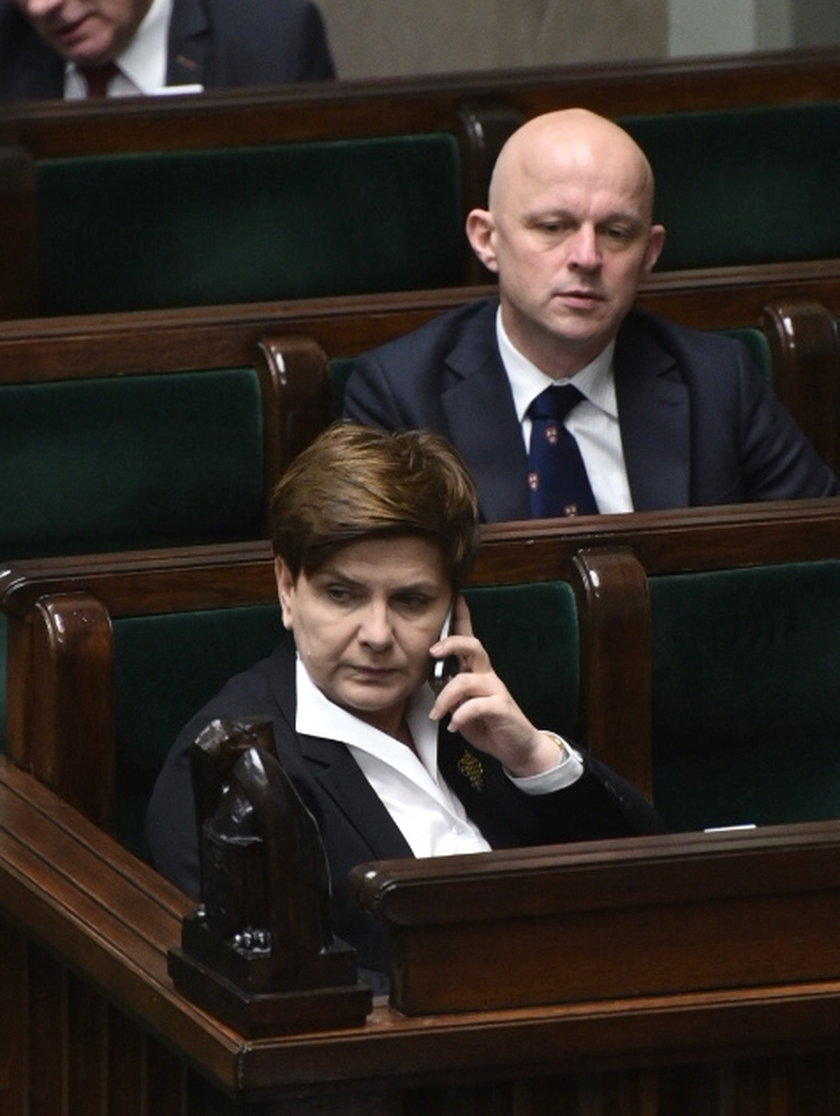 Beata Szydło i Paweł Szałamacha