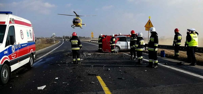 Wypadek na obwodnicy Świecia