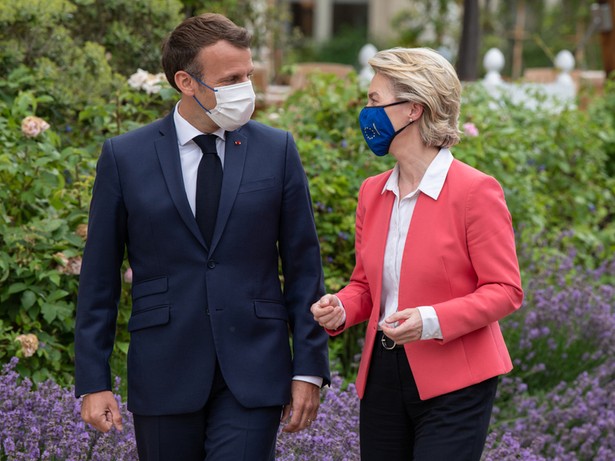 Emanuel Macron i Ursula von der Leyen