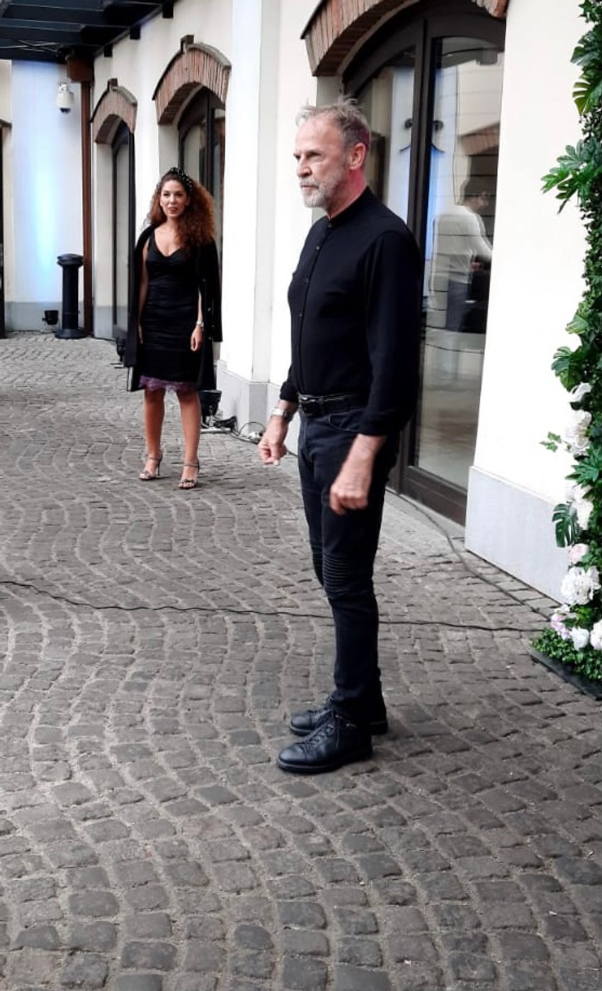 Frano Lasić sa izabranicom