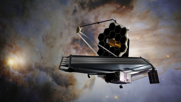 Teleskop Webba (rendering 3D)