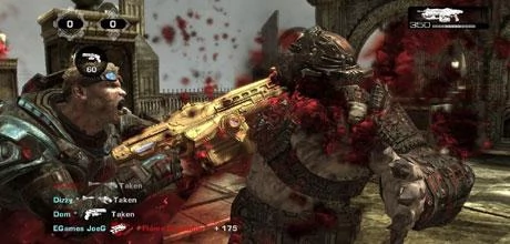 Screen z gry "Gears of War 2"
