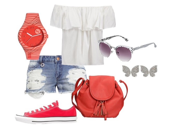 Odkryte ramiona. STYLIZACJE