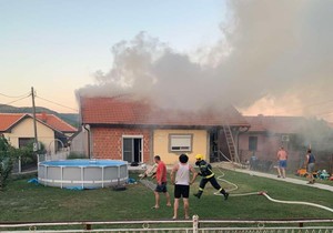 Kuća vatrogasca iz Kraljeva u kojoj je izbio požar