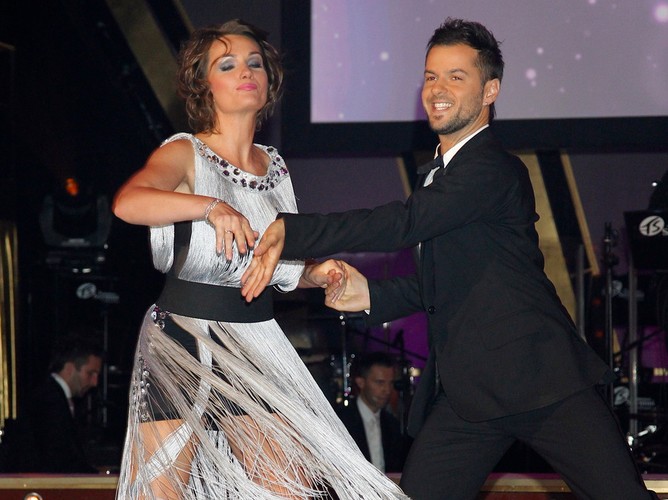 Jagna Marczułajtis i Krzysztof Hulboj