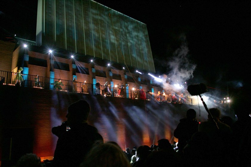 Uroczystość otwarcia dachu Teatru Szekspirowskiego