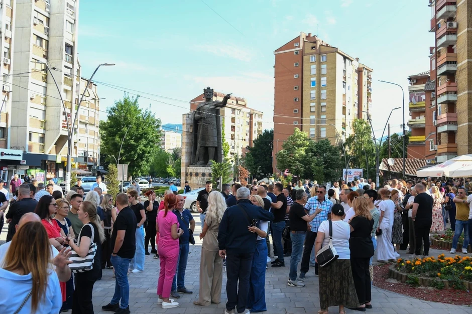 Velike gužve u Kosovskoj Mitrovici