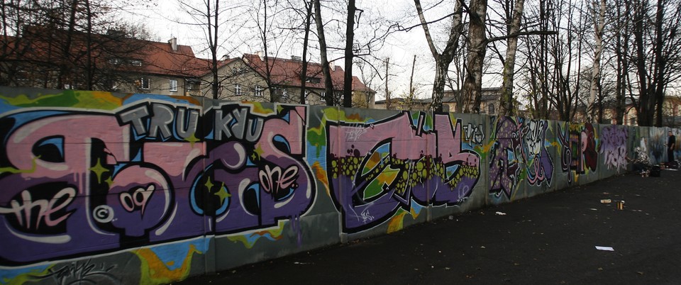 ZABRZE SKANSEN KRÓLOWA LUIZA GRAFFITI