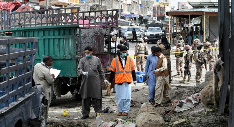 The powerful suicide bombing on Friday in Quetta city left 20 people died