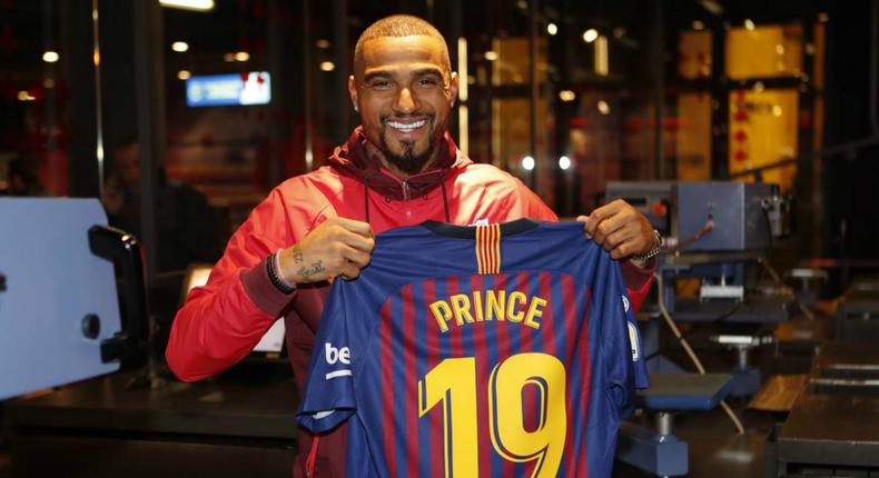 Kevin-Prince Boateng has joined Barcelona on loan