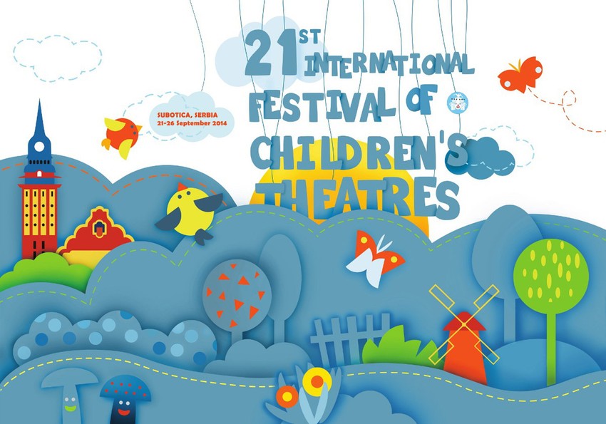 Plakat 21. Međunarodnog festivala pozorišta za decu