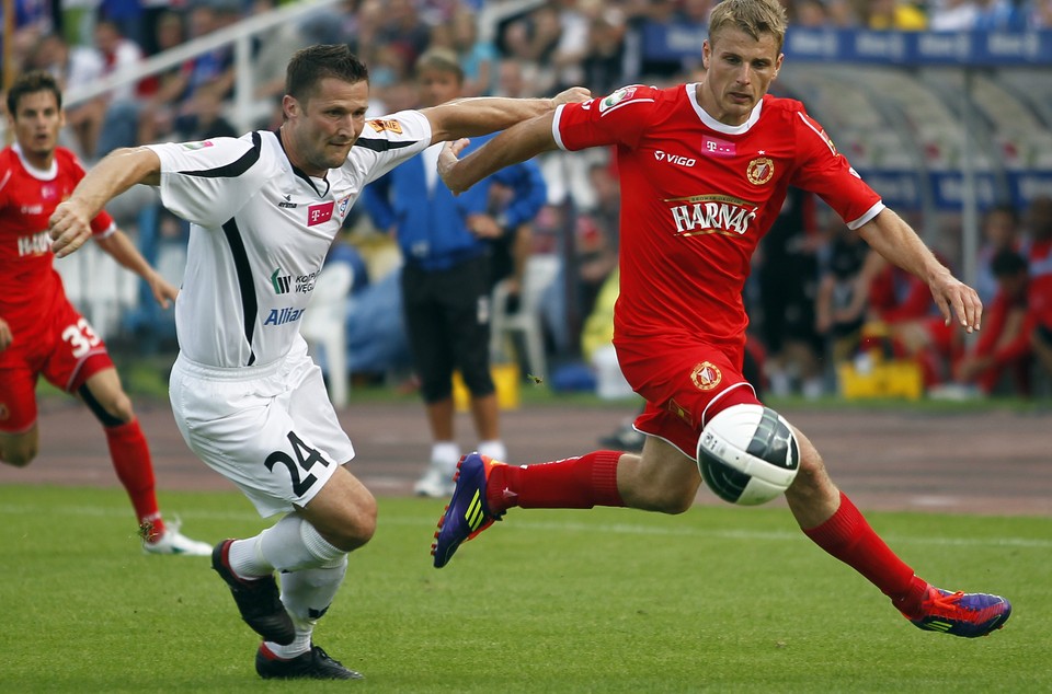 PIŁKA NOŻNA LIGA POLSKA GÓRNIK ZABRZE WIDZEW ŁÓDŹ