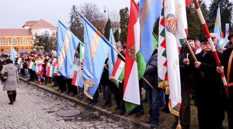 A Székely himnusz is kiemelt nemzeti érték lett. / Fotó: MTI: Henning János