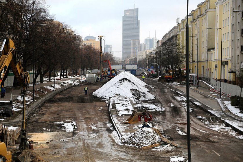 Szczątki na budowie metra