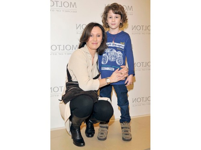 Anna Nowak-Ibisz i syn Vincent