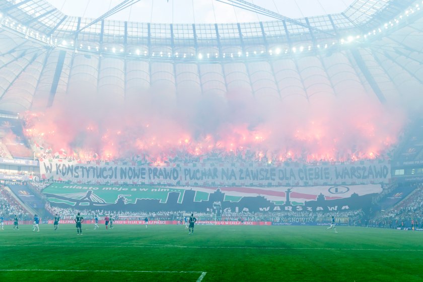 Finał Pucharu Polski – pseudokibice zdemolowali stadion. Są zarzuty!