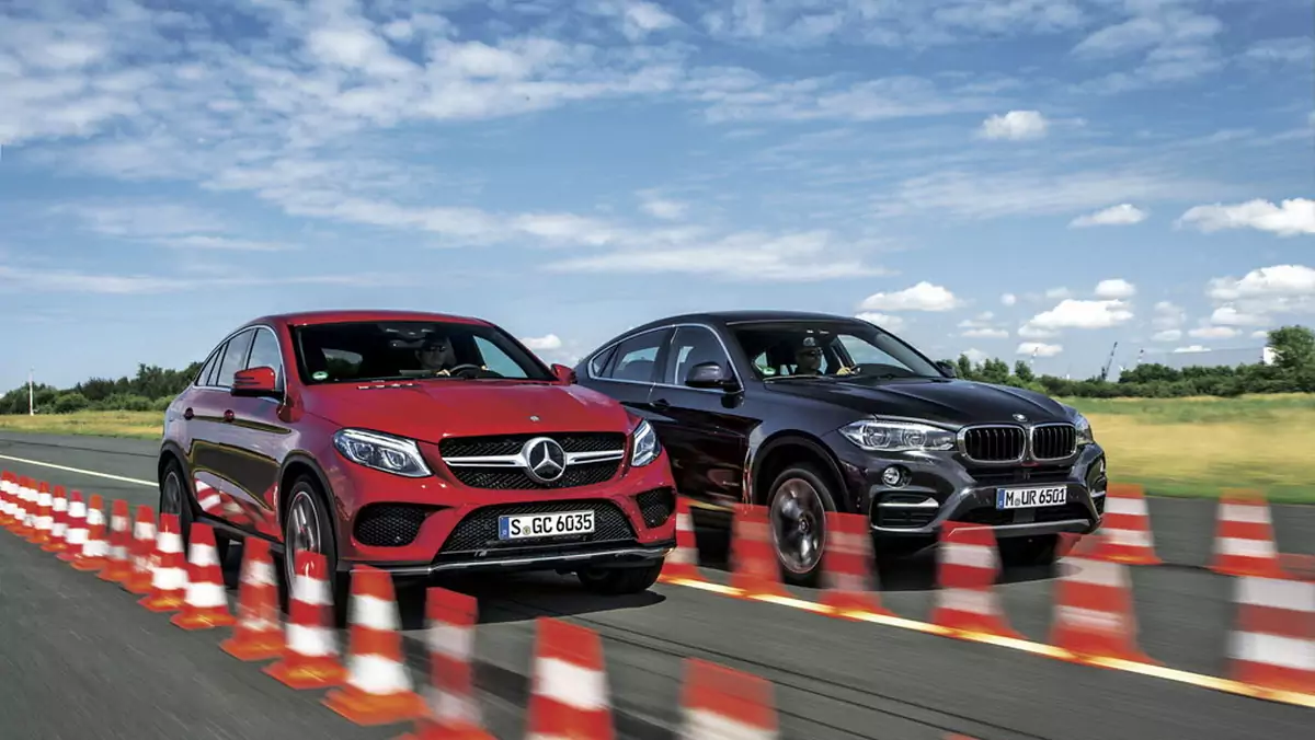 BMW X6 kontra Mercedes GLE Coupe - sprawdzamy, kto robi lepsze X6?