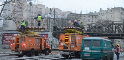 Zerwana trakcja na Grabiszyńskiej