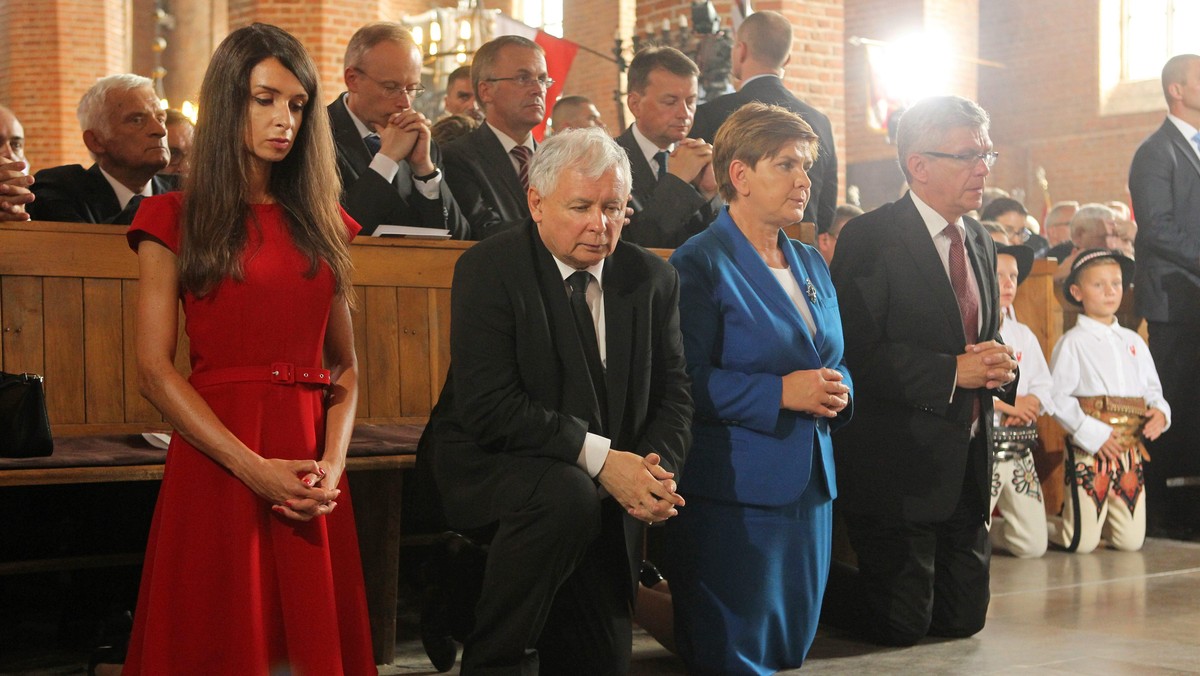 Marta Kaczyńska, Jarosław Kaczyński, Beata Szydło Stanisław Karczewski