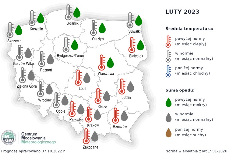 W lutym pogoda będzie zróżnicowana