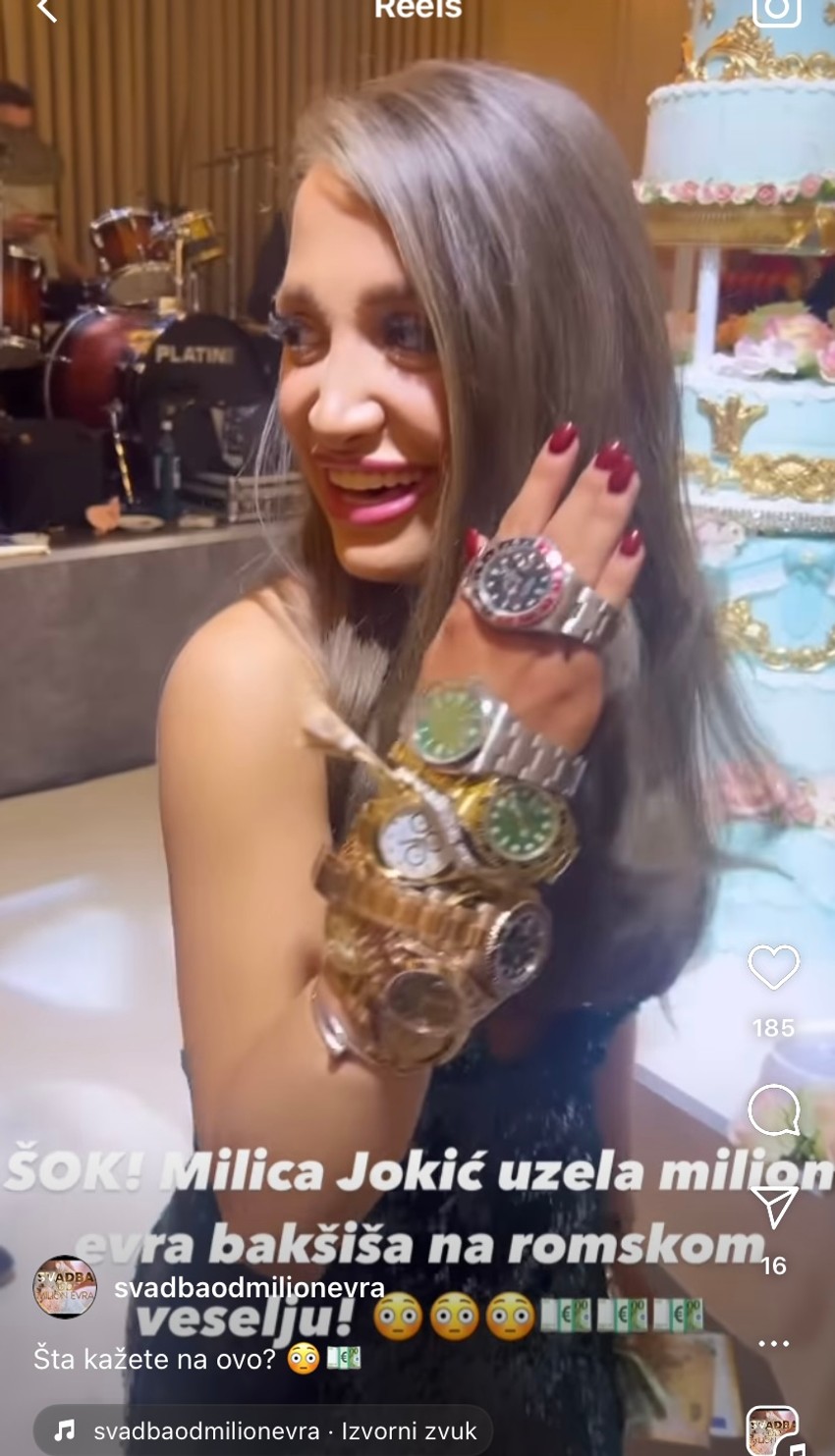 Milica Jokić na romskom veselju