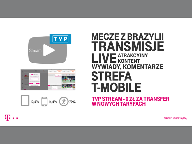 TVP Stream w na urządzeniach mobilnych tylko w T-Mobile