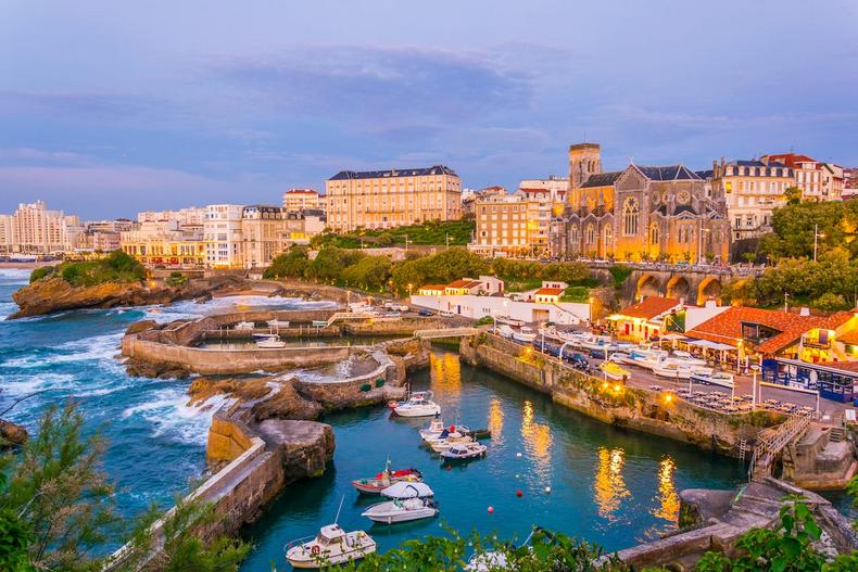 Biarritz tiene dinero antiguo y Grace Kelly lo siente, dijo Abamonte.  Tolle y Bruno Morandi/Getty Images