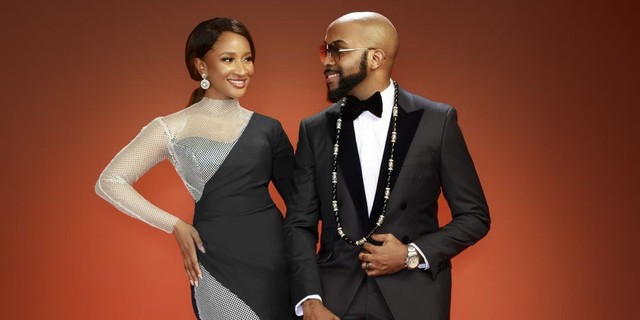 Nigerian celebrity power couple Adesua Etomi and Banky W [Instagram/BankyW]