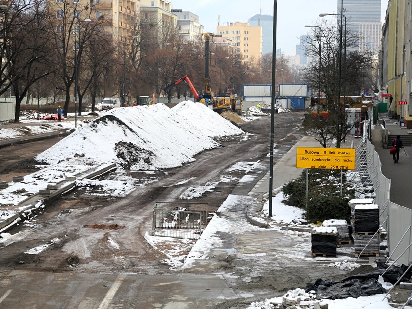 Szczątki na budowie metra