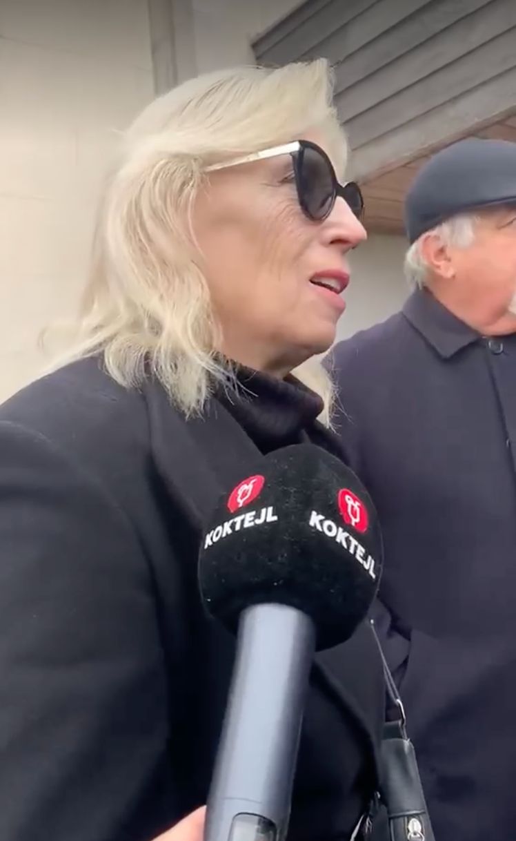 Oliver Andrásy a Iveta Radičová na rozlúčke s Feldekovou.