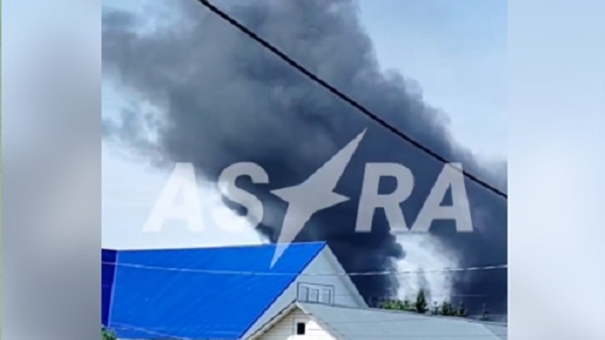 Dim nakon napada na pogon u Astrahanu